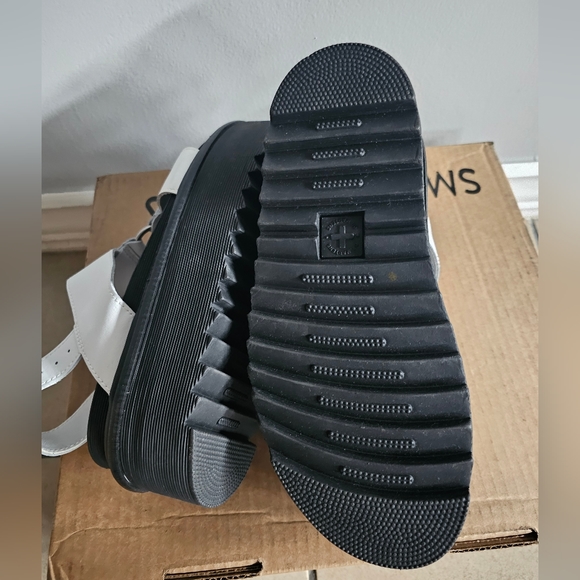 Dr. Martens White Francis Platform Sandals New - Picture 8 of 10